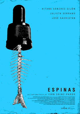 Cartel cortometraje Espinas, dirigido por Iván Sáinz-Pardo